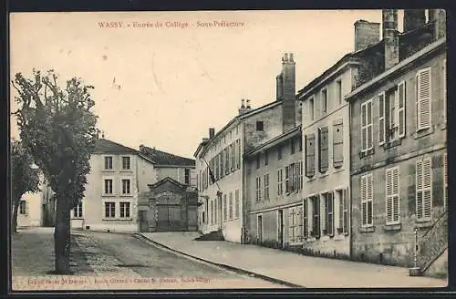 AK Wassy, Entrée du Collège et Sous-Préfecture
