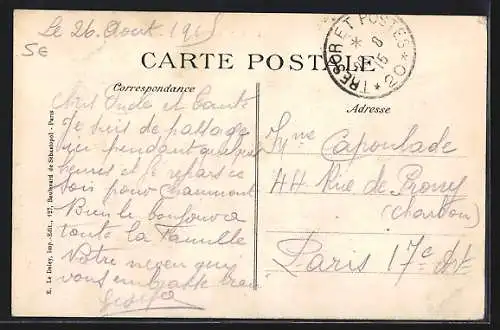 AK Saint-Dizier, Promenade dans le Jard avec passants et étals