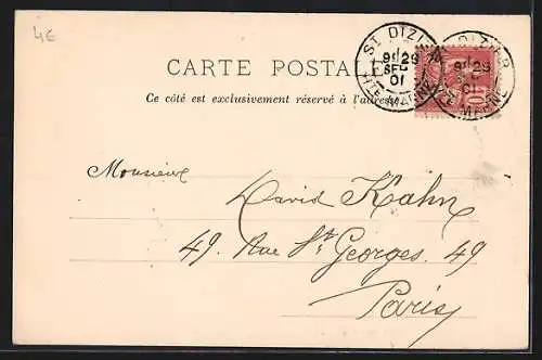 AK Saint-Dizier, Collège de l`Immaculée Conception avec facade du bâtiment principal