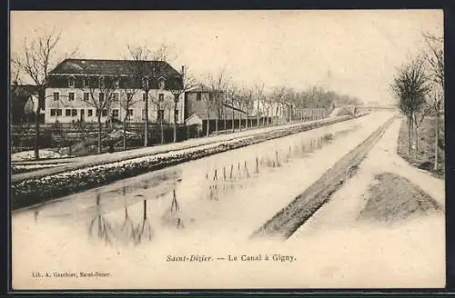 AK Saint-Dizier, Le Canal à Gigny
