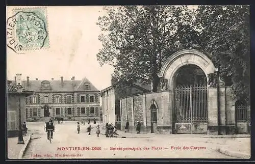 AK Montier-en-Der, Entrée principale des Haras, École des Garcons
