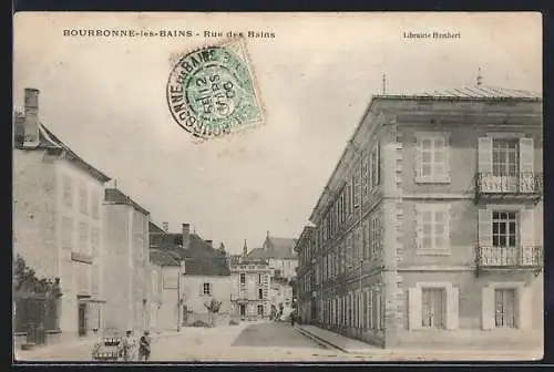 AK Bourbonne-les-Bains, Rue des Bains