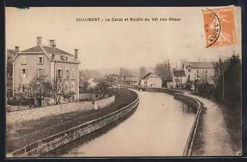 AK Chaumont, Le Canal et Moulin du Val des Choux