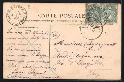 AK Dommartin-le-Saint-Père, Vue générale du village et de ses environs