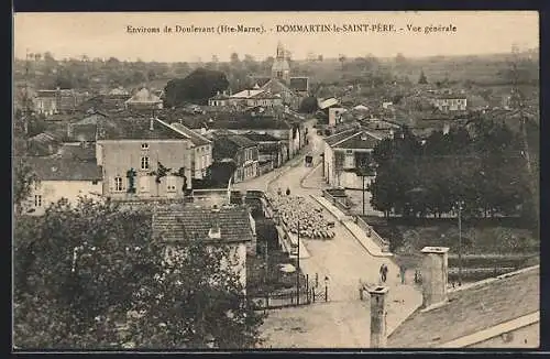 AK Dommartin-le-Saint-Père, Vue générale