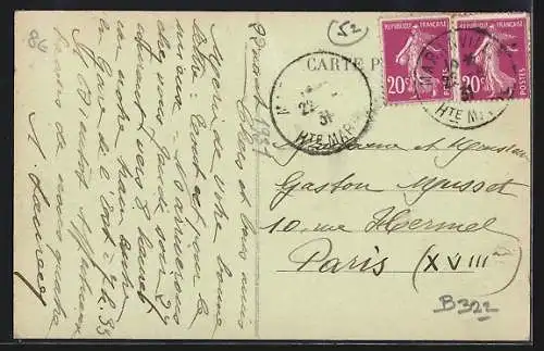 AK Cirfontaines-en-Azois, Place du Monument