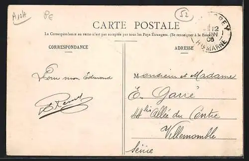 AK Chalindrey, Place Maître et École de Filles dans le village