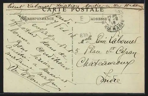 AK Ceffonds, Rue des Alliés avec maisons à colombages et passants