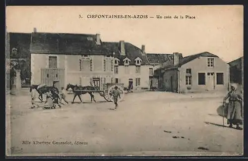 AK Cirfontaines-en-Azois, Un coin de la Place