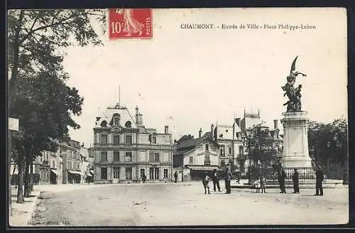 AK Chaumont, Entrée de Ville, Place Philippe-Lebon