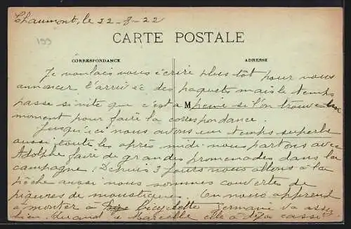 AK Chaumont, Caserne du 12e Régiment d`Artillerie