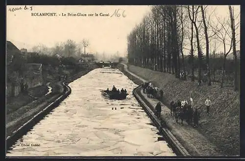 AK Rolampont, Le Brise-Glace sur le Canal