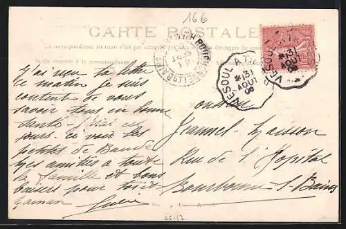 AK Langres, Manoeuvres 1906 au camp de Villiers-sur-Suize, bivouac du 109ème régiment