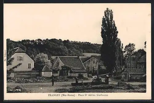 AK Prangey, Place Dr Adrien Guillaume et vue du village rural