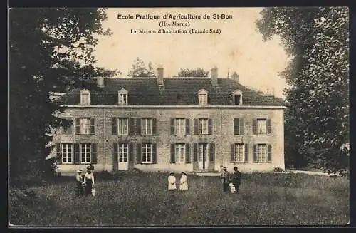 AK Saint-Bon, École Pratique d`Agriculture, La Maison d`Habitation (Facade Sud)