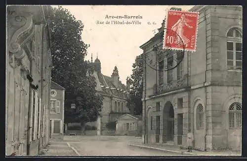 AK Arc-en-Barrois, Rue de l`Hôtel-de-Ville