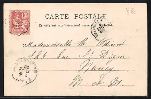 AK Saint-Thiébault, Le Vieux Pont de la Meuse