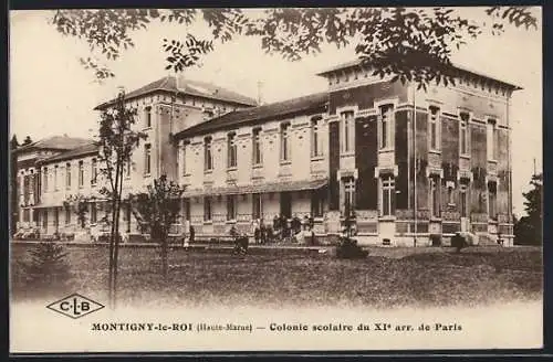 AK Montigny-le-Roi, Colonie scolaire du XIe arr. de Paris