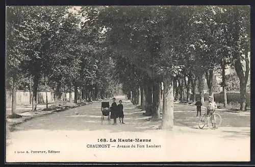 AK Chaumont, Avenue du Fort Lambert