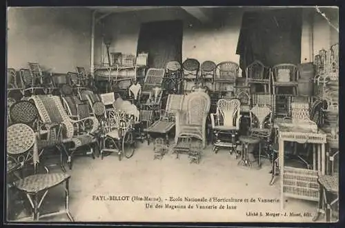 AK Fayl-Billot, École Nationale d`Horticulture et de Vannerie, Magasin de Vannerie de luxe
