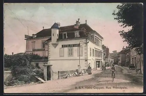 AK Coppet, Hotel du Lac, Rue Principale