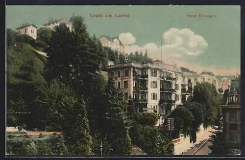 AK Luzern, Das Hotel Belvedere