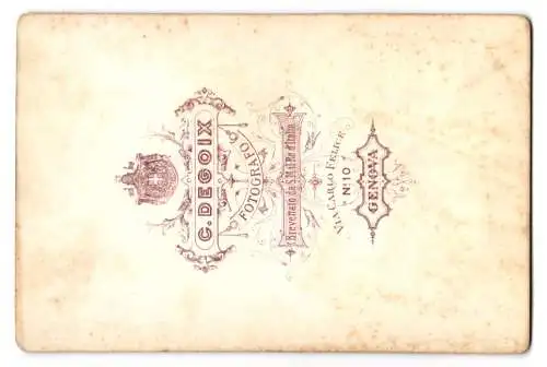 Fotografie C. Degoix, Genova, Ansicht Genova, Tempio di Diana, Villa Pallavicini