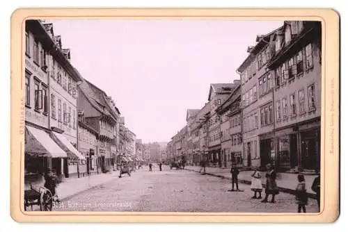 Fotografie Lautz, Darmstadt, Ansicht Göttingen, Blick in die Gronerstrasse mit Geschäften