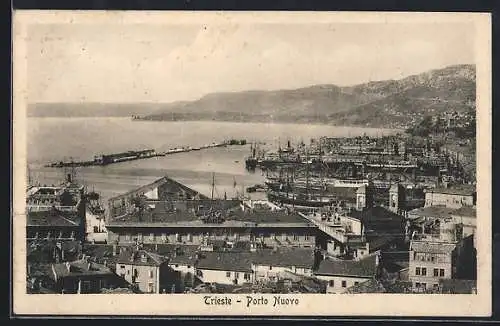AK Trieste, Porto Nuovo - Hafen