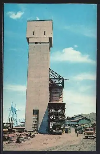 AK Cerro de Pasco, Castillo del nueve Pique Lourdes en construccion en la mina