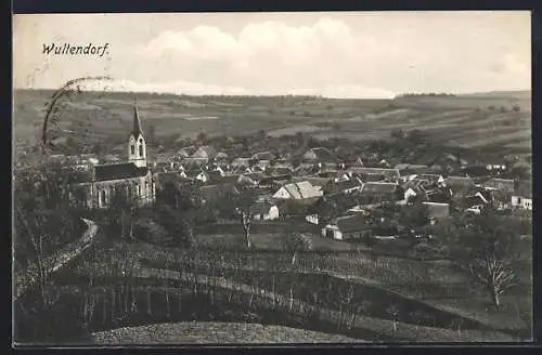 AK Staatz /N.-Oe., Wultendorf, Teilansicht mit Kirche