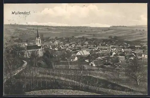 AK Staatz /N.-Oe., Wultendorf, Teilansicht mit Kirche