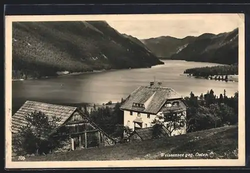 AK Weissensee, Blick nach Osten