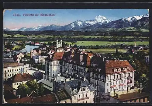 AK Villach, Parkhotel mit Mittagskogel