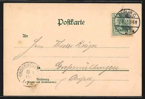 Künstler-AK C. Münch: Berlin, königliches Schaupielhaus am Gendarmenmarkt
