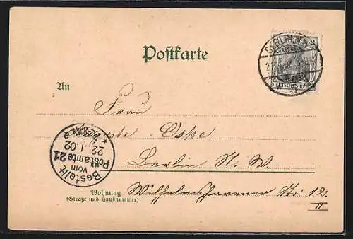 Künstler-AK Carl Münch: Berlin-Tiergarten, Reichstags-Gebäude