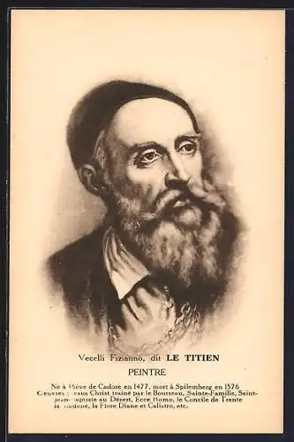 AK Vecelli Fizianno, dit Le Titien, Peintre