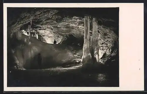 AK Salzburg, Eisriesenwelthöhle, Donardom gegen Wimur