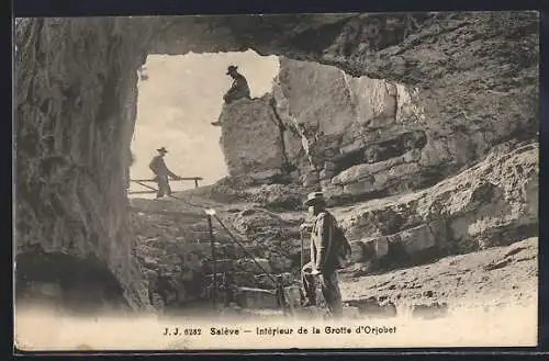 AK Salève, Intérieur de la Grotte d`Orjobet