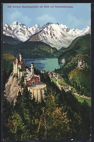 AK Hohenschwangau, Das Kgl. Schloss Neuschwanstein