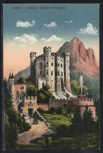 AK Das Schloss Hohenschwangau