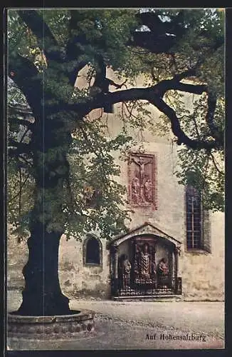 AK Im Hof der Festung Hohensalzburg