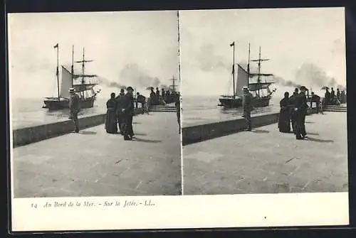 Stereo-AK Au Bord de la Mer, Sur la Jetée