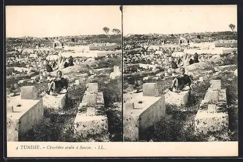 Stereo-AK Sousse /Tunisie, Cimetière arabe