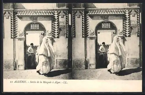 Stereo-AK Alger, Sortie de la Mosquee