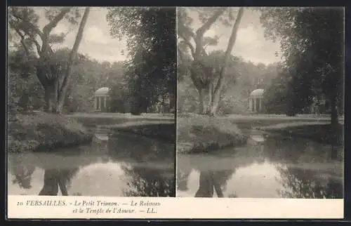 Stereo-AK Versailles, Le Petit Trianon et leTemple de l`Amour