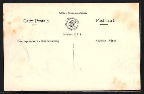 Stereo-AK Bruges, Procession du Saint Sang, La Grotte de Bethléem (Char)