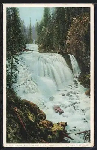 AK Keppler`s Cascades, Fire Hole River, Yellowstone Park, Wasserfall