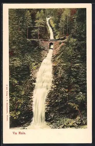 AK Via Mala, Blick auf den Wasserfall