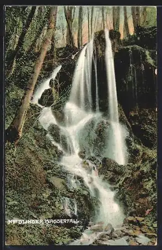 AK Blick auf den Neidlinger Wasserfall